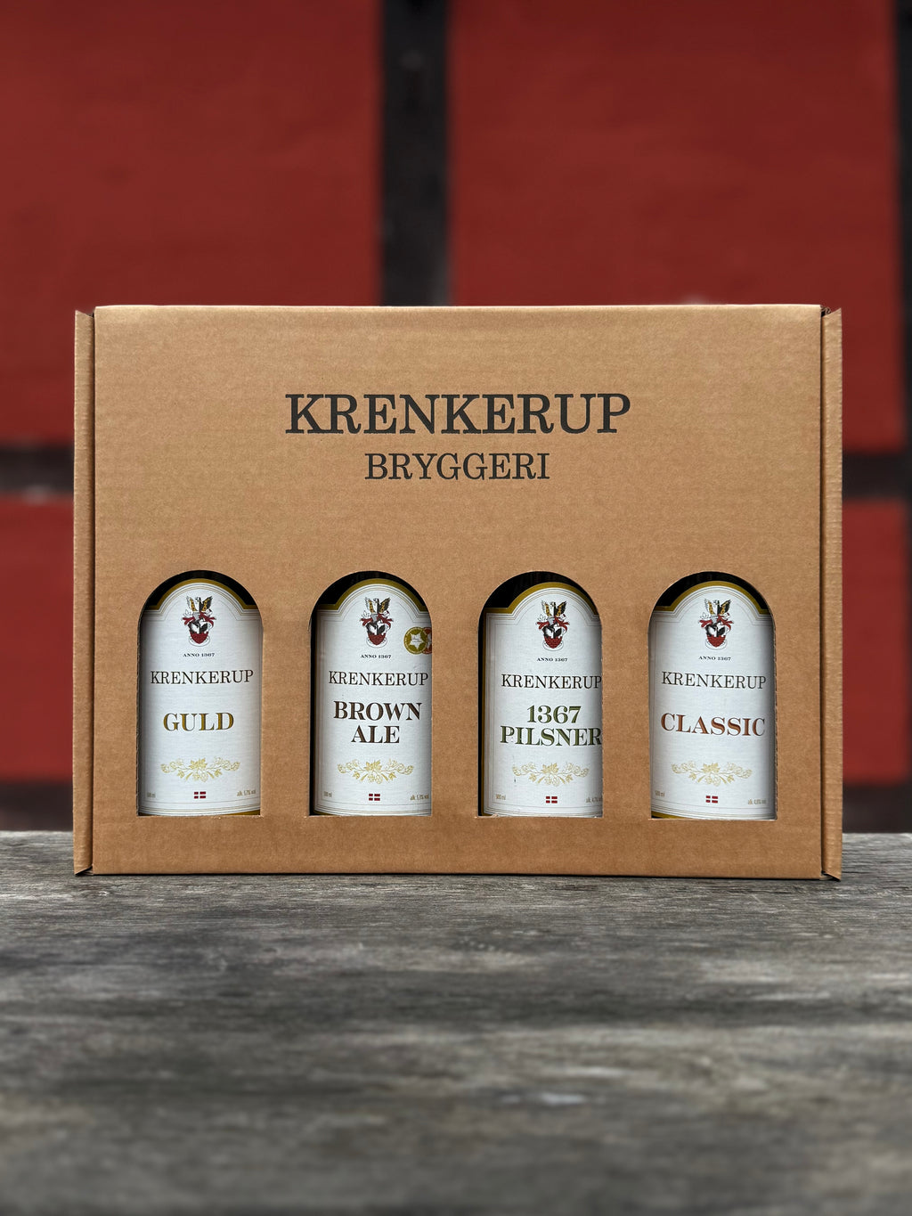 Gaveæske - 4 flasker