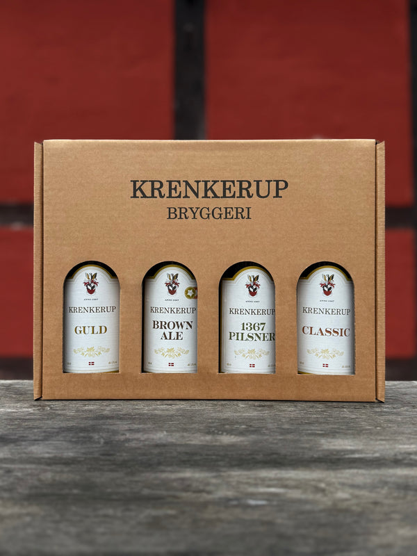 Gaveæske  - 4 flasker