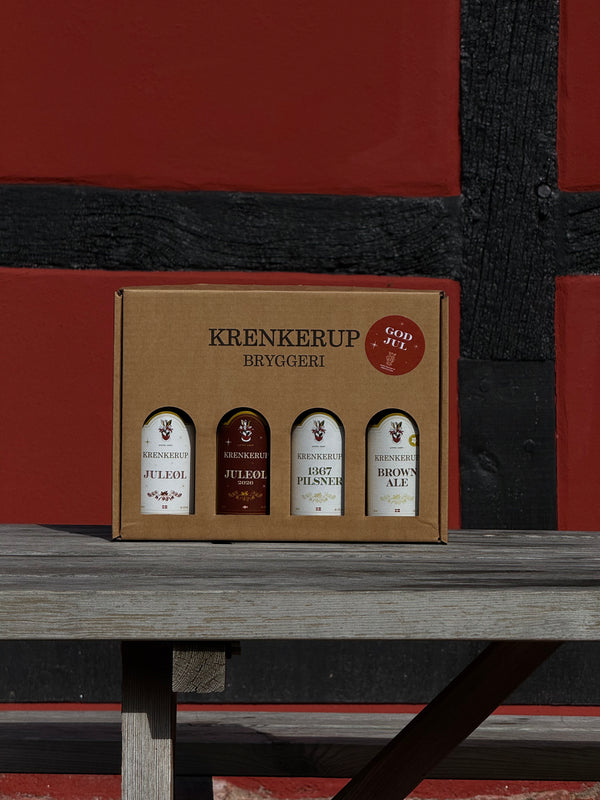 Gaveæske  - 4 flasker